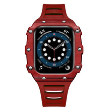 Load image into Gallery viewer, Luxury Carbon Fiber Case Strap For Apple Watch Series 41/42mm 44/45mm - Mycasety Mycasety
