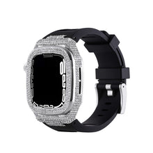 Load image into Gallery viewer, Luxury Metal Crystal Diamond Case Strap For Apple Watch Series 44/45mm - mycasety2023 Mycasety
