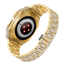 Load image into Gallery viewer, Luxury Metal Crystal Diamond Case Strap For Apple Watch Series 44/45mm - mycasety2023 Mycasety
