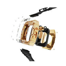 Load image into Gallery viewer, Luxury Metal Crystal Case Strap For Apple Watch 44/45mm
