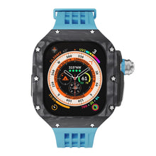 Load image into Gallery viewer, Luxurious Carbon Fiber Case Strap For Apple Watch Ultra 49 mm - Mycasety Mycasety
