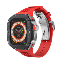 Load image into Gallery viewer, Luxurious Carbon Fiber Case Strap For Apple Watch Ultra 49 mm - Mycasety Mycasety
