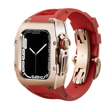 Load image into Gallery viewer, Luxury Metal Case Strap For Apple Watch Series 44/45 mm - mycasety2023 Mycasety
