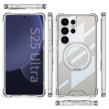 Load image into Gallery viewer, Transparent Shockproof Phone Cover With Magnetic Ring Holder For Galaxy S Series
