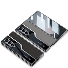 Load image into Gallery viewer, SPORTS DESIGN | Electroplating Leather Shockproof Phone Case With Screen Protector For Galaxy Z Fold6
