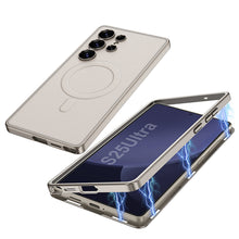 Load image into Gallery viewer, Magnetic 2 in 1 Shockproof Leather Phone Case For Galaxy S25 Ultra
