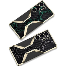 Load image into Gallery viewer, Python Pattern Leather Shockproof Phone Case For Galaxy S25 Ultra
