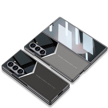 Load image into Gallery viewer, SPORTS DESIGN | Electroplating Leather Shockproof Phone Case With Screen Protector For Galaxy Z Fold6
