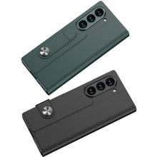 Load image into Gallery viewer, Luxurious Leather Cover Shockproof Phone Case With Screen Protector For Galaxy Z Fold6
