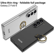 Load image into Gallery viewer, Luxury Leather Shockproof Phone Case With Ring Holder For Galaxy Z Fold6
