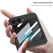 Load image into Gallery viewer, Carbon Fiber Shockproof Phone Case For Galaxy Z Flip6

