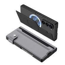 Load image into Gallery viewer, Magnetic Flip Leather Cover Card Holder Anti-Fall Shockproof Phone Case For Galaxy Z Fold6 Fold5
