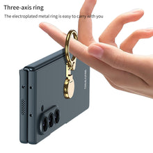 Load image into Gallery viewer, Luxury Shockproof Phone Case With Gold Ring Holder For Galaxy Z Fold 6
