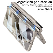 Load image into Gallery viewer, Magnetic Hinge Pen Box Shockproof Phone Case With Screen Protector &amp; Wristband For Galaxy Z Fold6
