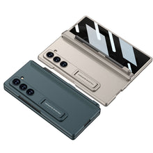 Load image into Gallery viewer, Magnetic Hinge Pen Slot Hidden Bracket All-included Case With Back Screen Protector For Galaxy Z Fold 6/5/4/3
