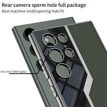 Load image into Gallery viewer, Electroplated Leather Anti-fall Protective Phone Case For Galaxy S25 S24 S23 Ultra Plus

