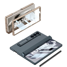 Load image into Gallery viewer, Magnetic Hinge Pen Box Shockproof Phone Case With Screen Protector For Galaxy Z Fold 6
