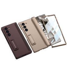 Load image into Gallery viewer, Magnetic Hinge Bracket Shockproof Phone Case With Back Screen Protector For Galaxy Z Fold6
