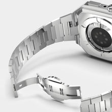 Load image into Gallery viewer, Luxury Metal Case Strap For Apple Watch 44/45mm - Mycasety Mycasety
