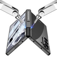 Load image into Gallery viewer, Transparent Magnetic Hinge Bracket Shockproof Phone Case With Screen Protector For Galaxy Z Fold6
