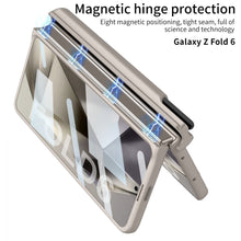 Load image into Gallery viewer, Magnetic Hinge Pen Box Shockproof Phone Case With Screen Protector &amp; Wristband For Galaxy Z Fold6
