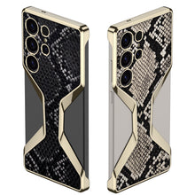 Load image into Gallery viewer, Python Pattern Leather Shockproof Phone Case For Galaxy S25 Ultra
