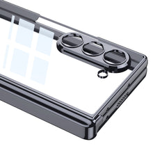Load image into Gallery viewer, Transparent Magnetic Hinge Bracket Shockproof Phone Case With Screen Protector For Galaxy Z Fold6
