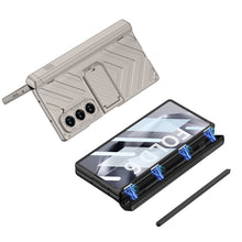 Load image into Gallery viewer, Armor Magnetic Hinge Pen Box Shockproof Phone Case With Screen Protector For Galaxy Z Fold6
