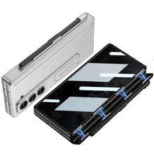 Load image into Gallery viewer, Magnetic Hinge Pen Slot Hidden Bracket All-included Case With Back Screen Protector For Galaxy Z Fold 6/5/4/3
