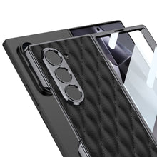 Load image into Gallery viewer, Luxurious Leather Shockproof Phone Case With Screen Protector For Galaxy Z Fold6
