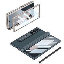 Load image into Gallery viewer, Magnetic Pen Box Shockproof Leather Phone Case With Screen Glass Protector For Galaxy Z Fold 6/5/4/3
