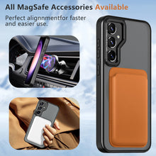 Load image into Gallery viewer, Magnetic Bracket Anti-fall Phone Case For Samsung Galaxy S23 S22 Ultra Plus Support MagSafe Wireless Charging
