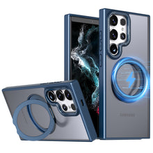 Load image into Gallery viewer, Magnetic Bracket Anti-fall Phone Case For Samsung Galaxy S23 S22 Ultra Plus Support MagSafe Wireless Charging
