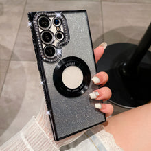 Load image into Gallery viewer, Magnetic Magsafe Rhinestones Bling Glitter Protective Samsung Case
