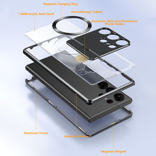 Load image into Gallery viewer, Aromatherapy Metal Magnetic Phone Case With Holder For Samsung Support Magsafe Charging
