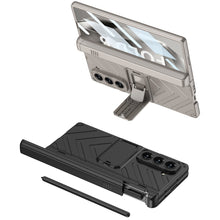Load image into Gallery viewer, Armor Magnetic Hinge Pen Box Shockproof Phone Case With Screen Protector For Galaxy Z Fold6
