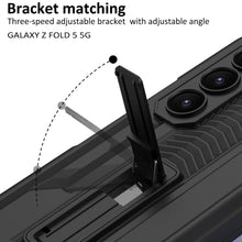 Load image into Gallery viewer, Armor All-included Magnetic Hinge Slide Pen Case Holder Phone Case With Back Screen Protector For Samsung Galaxy Z Fold3 Fold4 Fold5 - Mycasety Mycasety
