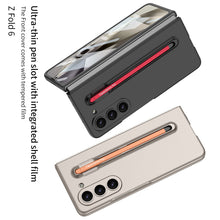 Load image into Gallery viewer, Shockproof Phone Case With Pen Tray Shell and Film For Galaxy Z Fold 6
