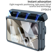 Load image into Gallery viewer, Armor Shockproof Ring Holder Pen Box Phone Case With Screen Protector For Galaxy Z Fold6
