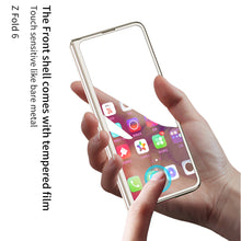Load image into Gallery viewer, Transparent Electroplating Protective Phone Case With Pen Tray Shell and Film For Galaxy Z Fold6
