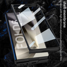 Load image into Gallery viewer, Luxury Leather Shockproof Phone Case With Back Screen Protector For Galaxy Z Fold6
