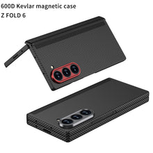 Load image into Gallery viewer, Luxury Magnetic Hinge Carbon Fiber Shockproof Phone Case For Galaxy Z Fold6
