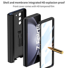 Load image into Gallery viewer, Magnetic Hinge Pen Box Protective Leather Phone Case With Back Screen Glass For Samsung Galaxy Z Fold 5/4/3 5G - mycasety2023 Mycasety
