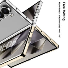 Load image into Gallery viewer, Transparent Electroplating Shockproof Phone Case For Galaxy Z Fold 6
