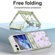Load image into Gallery viewer, Electroplating Star Phone Case For Samsung Galaxy Z Flip5 Flip4 Flip3 5G
