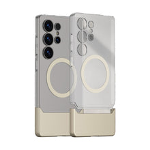 Load image into Gallery viewer, 2 in 1 Clear Shockproof Magnetic Phone Case For Galaxy S25 Ultra
