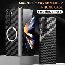 Load image into Gallery viewer, Luxurious Carbon Fiber Shockproof Galaxy Z Fold Phone Case
