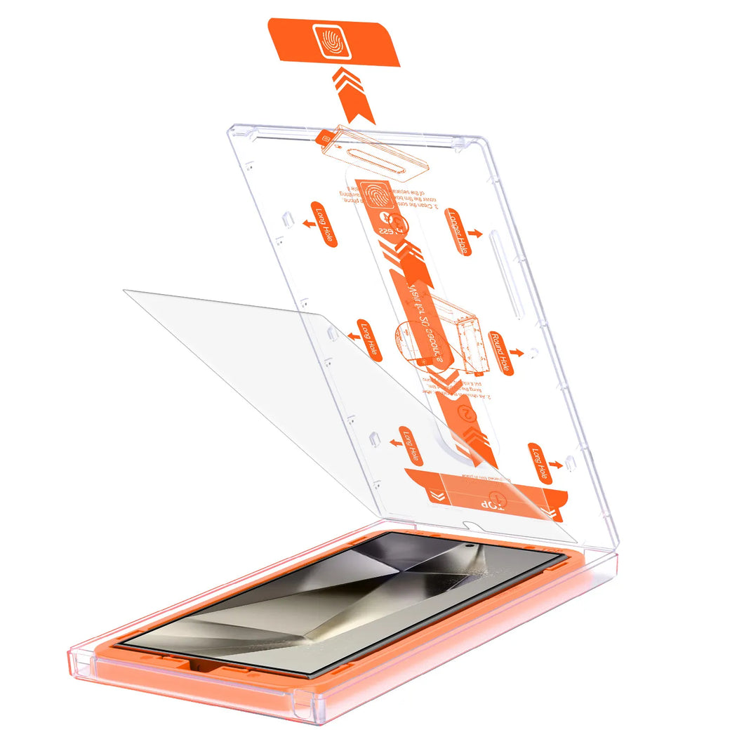 Glare Guard Screen Protector For Galaxy S25 S24 Series With Dust-free Film Cabin | Electrostatic Cleaning Technology