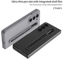 Load image into Gallery viewer, Shockproof Phone Case With Pen Tray Shell and Film For Galaxy Z Fold 6
