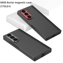Load image into Gallery viewer, Luxury Magnetic Hinge Carbon Fiber Shockproof Phone Case For Galaxy Z Fold6
